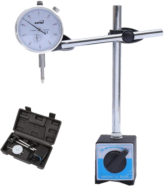 Comparateur à cadran base magnétique